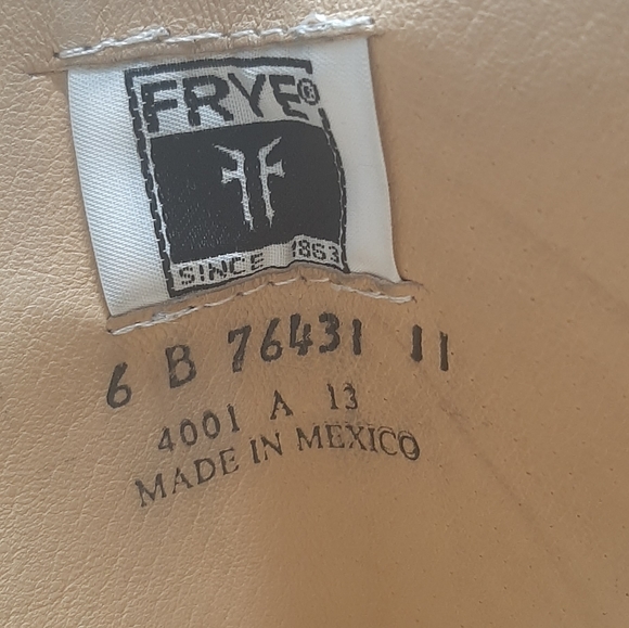 FRYE Melissa black button back zip boots sz 6 - Picture 11 of 12